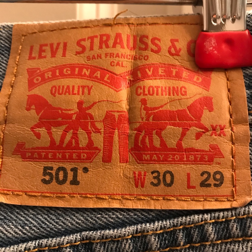 Levi’s 501 Original Fit Button Fly Denim Jeans